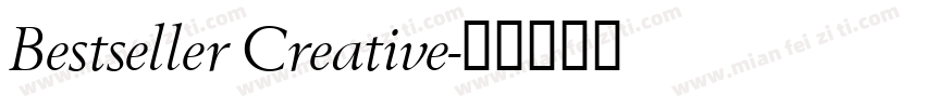 Bestseller Creative字体转换